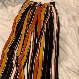 Zara Multicolor Striped Pants